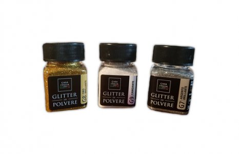 Casati glitter (csillám) falfestékbe - Fehér