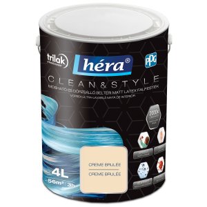 Héra Clean&Style falfesték - Hófelhő, 9 L