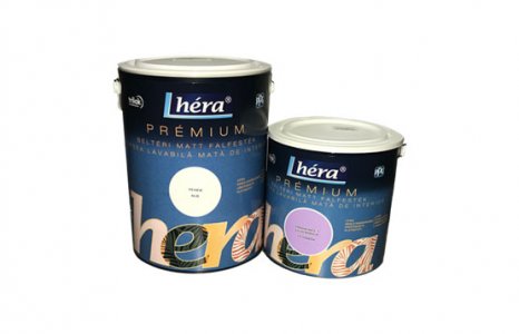 Héra prémium színes falfesték - ÚJ - 2,5 L, Vattacukor