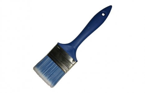Kék műanyag lazúr ecset - 2.5