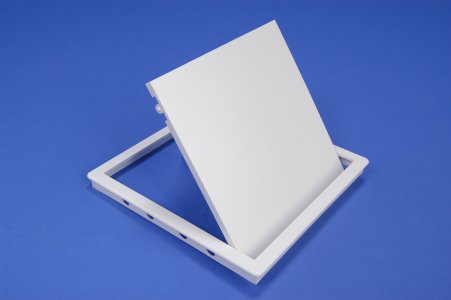 Műanyag csempeajtó (Europlast), 8 különböző méretben - 20x20 cm