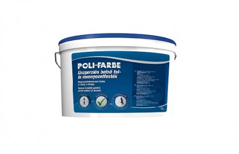 Poli-farbe diszperziós beltéri falfesték - 5 L