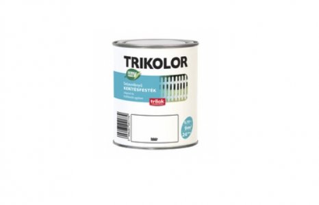 Trikolor selyemfényű kerítésfesték - 0,75 L, Fekete
