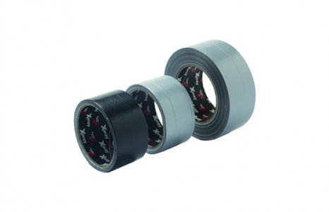 XWay szövet erősítésű ragasztószalag - 50 m, Fekete